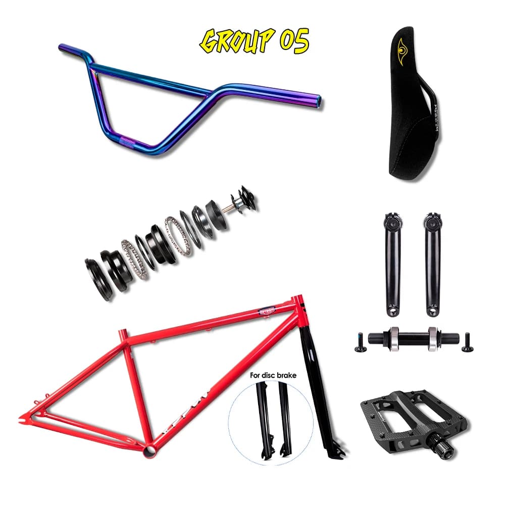 Велосипед Funsea 29er Stunt Wheelie Bike 1020 Steel красный