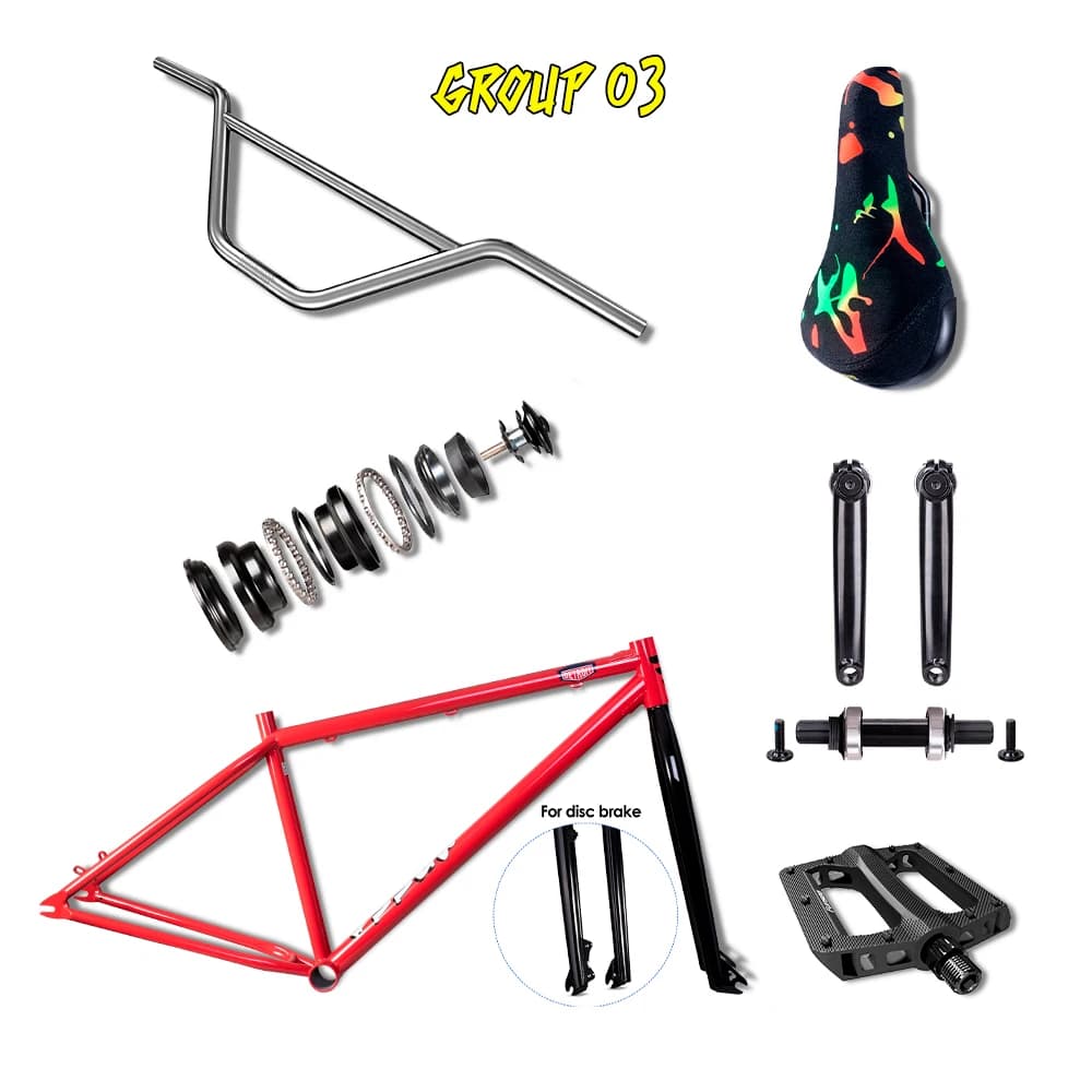 Велосипед Funsea 29er Stunt Wheelie Bike 1020 Steel красный